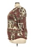 Naif Burgundy 3/4 Sleeve Blouse Size 3X - photo 5
