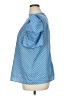 Shein 100% Polyester Polka Dots Blue Short Sleeve Blouse Size 1X - photo 5