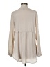 H&M 100% Polyester Ivory Long Sleeve Blouse Size 6 - photo 2