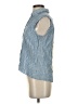 Assorted Brands Stripes Blue Sleeveless Button-Down Shirt Size S - photo 5