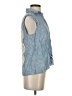 Assorted Brands Stripes Blue Sleeveless Button-Down Shirt Size S - photo 4
