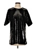 MICHAEL Michael Kors 100% Polyester Black 3/4 Sleeve Top Size S - photo 1