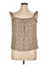 Paige Tan Sleeveless Blouse Size 14 - photo 1