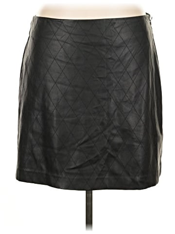 Ann Taylor LOFT Faux Leather Skirt (view 1)