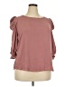 Shein Curve 100% Polyester Pink 3/4 Sleeve Blouse Size 2X - photo 1
