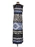 Chico's Graphic Blue Casual Dress Size Lg (2) - photo 2