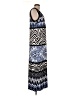 Chico's Graphic Blue Casual Dress Size Lg (2) - photo 4