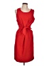 Assorted Brands 100% Polyester Solid Red Cocktail Dress Size 12 - photo 1