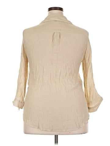 By & By 3/4 Sleeve Button-Down Shirt (view 2)