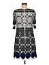 Eliza J Print Gray Casual Dress Size 6 - photo 2
