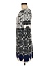 Eliza J Print Gray Casual Dress Size 6 - photo 5
