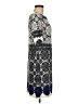 Eliza J Print Gray Casual Dress Size 6 - photo 4