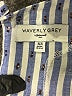Waverly Grey Blue Short Sleeve Top Size XS - photo 7
