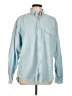 Assorted Brands Solid Blue Long Sleeve Button-Down Shirt Size L - photo 1