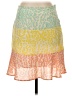 Never Fully Dressed 100% Polyester Color Block Orange Casual Skirt Size S - photo 1