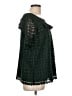 rsvp by TALBOTS 100% Polyester Green Short Sleeve Blouse Size L (estimated) - photo 4