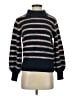Madewell Stripes Black Turtleneck Sweater Size S - photo 1