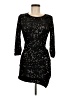 Forever 21 Contemporary 100% Polyester Black Cocktail Dress Size XS - photo 1