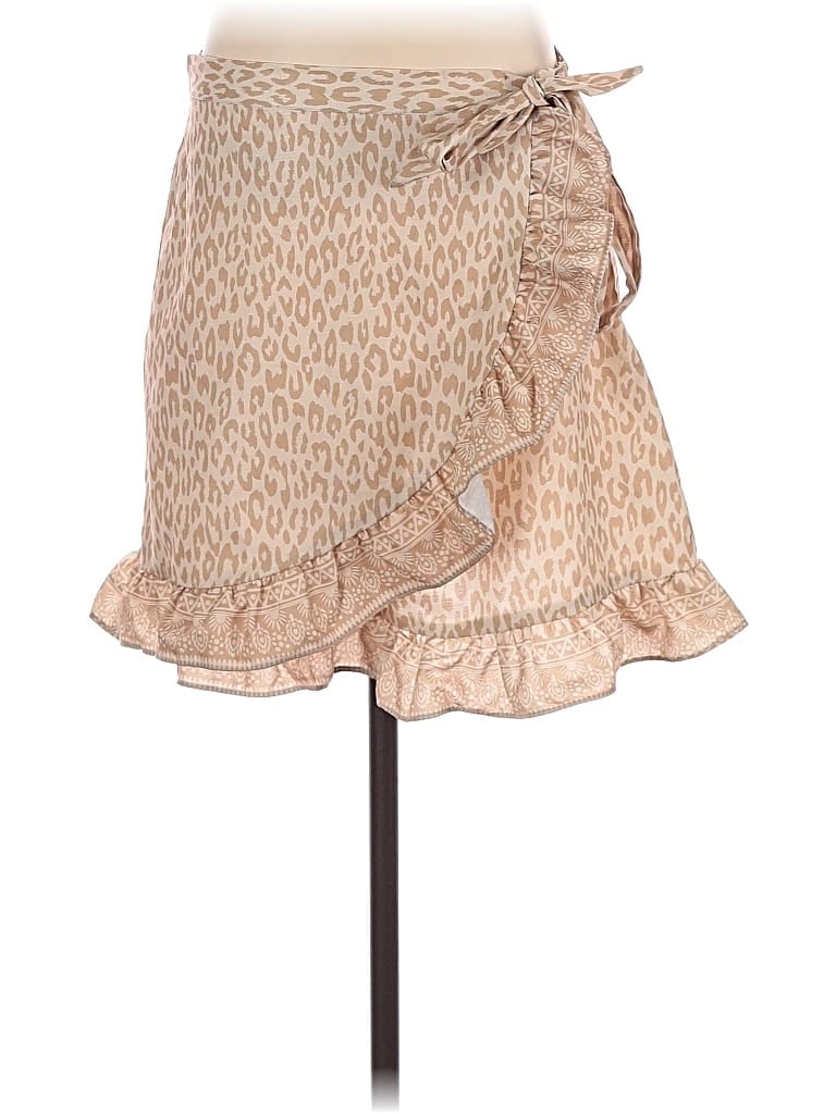 Pre-owned Kendall & Kylie Casual Skirt In Tan