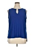 89th & Madison Blue Sleeveless Blouse Size XL - photo 1
