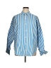 Express Stripes Blue Long Sleeve Button-Down Shirt Size XL - photo 1