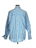 Express Stripes Blue Long Sleeve Button-Down Shirt Size XL - photo 2