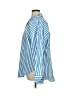 Express Stripes Blue Long Sleeve Button-Down Shirt Size XL - photo 5