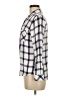 Rails 100% Rayon Plaid Ivory Blue Long Sleeve Button-Down Shirt Size S - photo 5