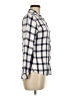 Rails 100% Rayon Plaid Ivory Blue Long Sleeve Button-Down Shirt Size S - photo 4