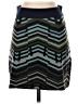 Title Nine Chevron-herringbone Teal Wool Skirt Size XS - photo 1