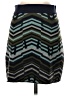 Title Nine Chevron-herringbone Teal Wool Skirt Size XS - photo 2