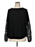 Amaryllis 100% Cotton Animal Print Black Pullover Sweater Size XL - photo 1