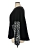 Amaryllis 100% Cotton Animal Print Black Pullover Sweater Size XL - photo 5