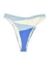 One One Color Block Blue Swimsuit Bottoms Size M - photo 1