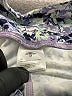 Crane Print Blue Casual Pants Size M - photo 4