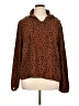 Shein Curve 100% Polyester Brown Long Sleeve Blouse Size 16 Plus (2) - photo 1
