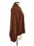 Shein Curve 100% Polyester Brown Long Sleeve Blouse Size 16 Plus (2) - photo 4