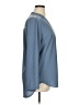 Gaharu 100% Polyester Blue Long Sleeve Blouse Size 0X (estimated) - photo 4