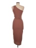 The Hanger Solid Brown Cocktail Dress Size M - photo 2