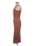 The Hanger Solid Brown Cocktail Dress Size M - photo 5