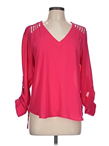 Lily White 3/4 Sleeve Blouse (view 1)