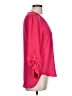 Lily White 100% Polyester Pink 3/4 Sleeve Blouse Size L - photo 4