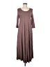 Unbranded Brown Casual Dress Size M (estimated) - photo 1