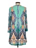 Yahada Paisley Teal Casual Dress Size 4 (estimated) - photo 2