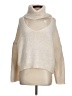 Karlie Solid Ivory Turtleneck Sweater Size M - photo 1