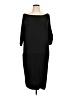 Kate Hill Solid Black Casual Dress Size 16 - photo 1
