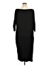 Kate Hill Solid Black Casual Dress Size 16 - photo 2