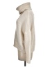 Karlie Solid Ivory Turtleneck Sweater Size M - photo 5