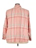 Natural Reflections Plaid Pink Long Sleeve Button-Down Shirt Size 3X - photo 2