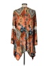 Honeyme Orange 3/4 Sleeve Blouse Size L - photo 2